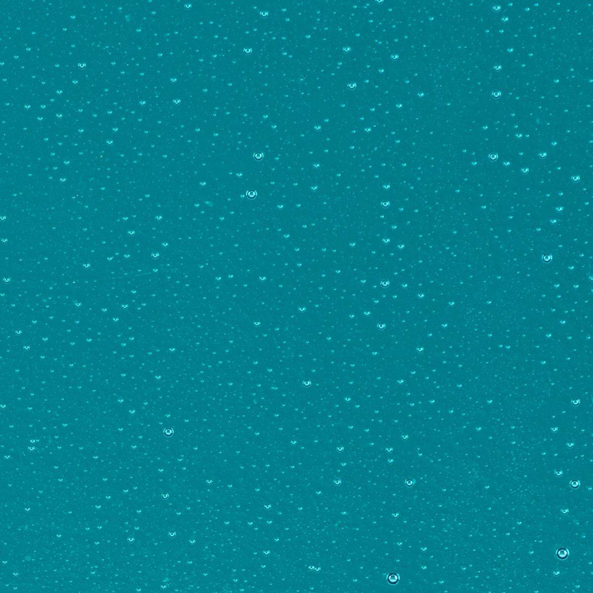 Peacock Blue Transparent, Thin-rolled, 2 mm, Color Sample, 2x2 in.