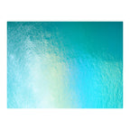 Peacock Blue Transparent, Thin-rolled, Iridescent, rainbow, 2 mm, Fusible