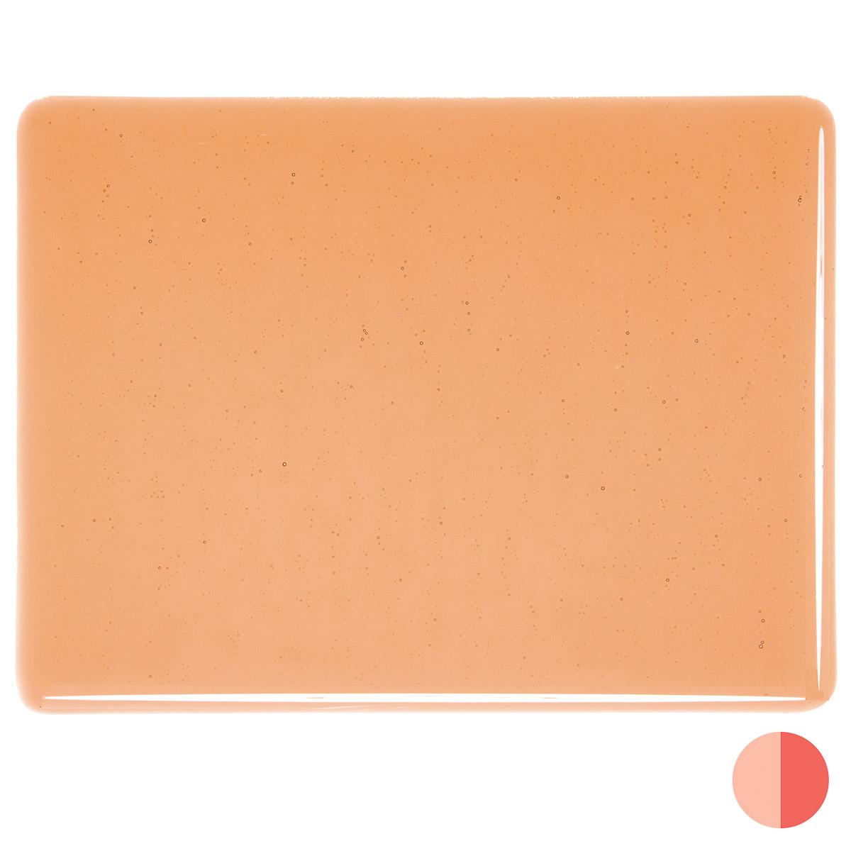 Light Coral Striker Transparent, Double-rolled, 3 mm, Fusible