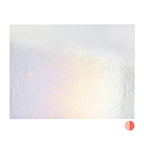 Light Coral Striker Transparent, Double-rolled, Iridescent, rainbow, 3 mm, Fusible