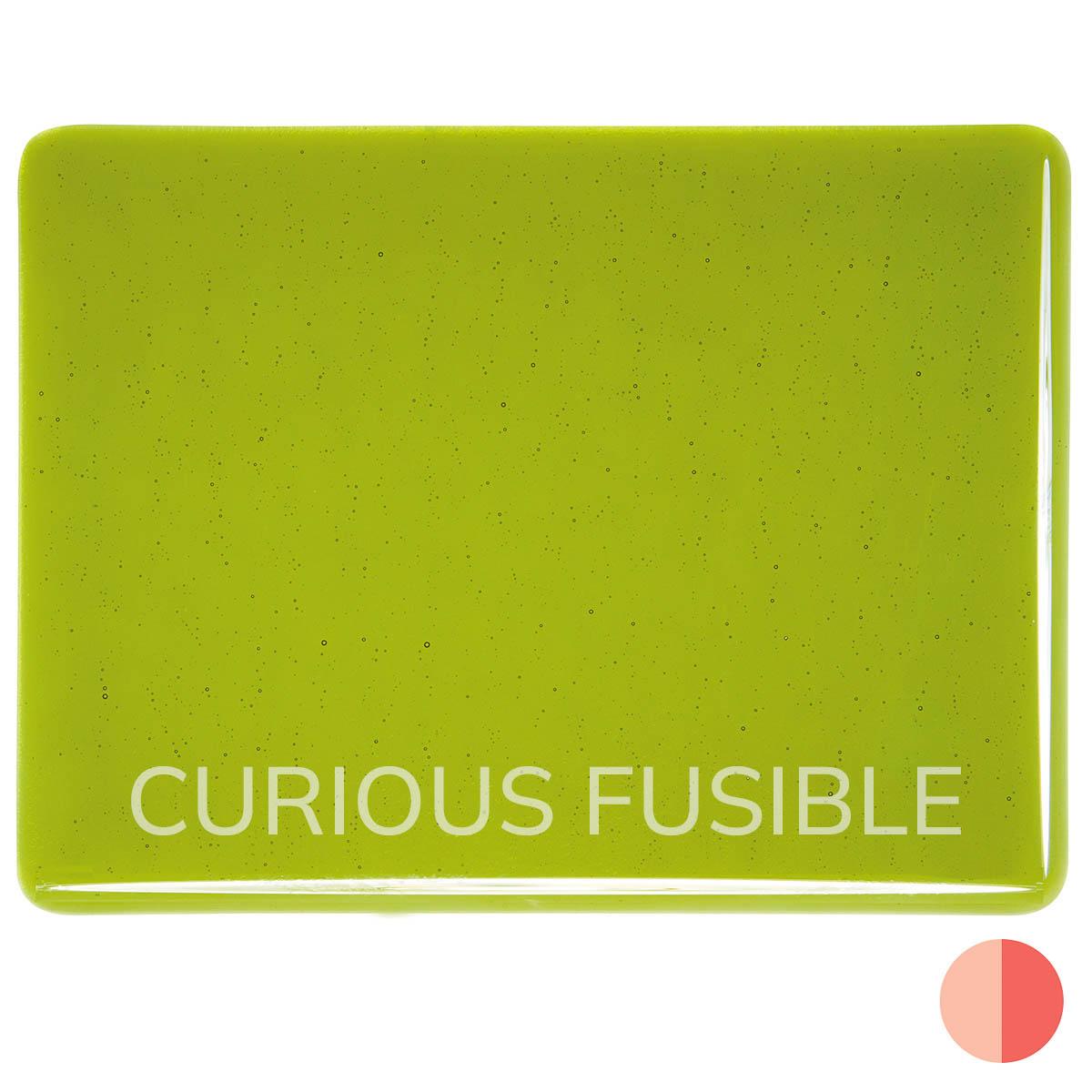 Fern Green Transparent, Double-rolled, 3 mm, Curious Fusible