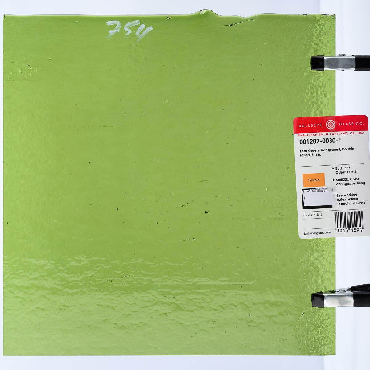 Fern Green Transparent, Double-rolled, 3 mm, Fusible