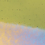 Fern Green Transparent, Double-rolled, Iridescent, rainbow, 3 mm, Color Sample, 2x2 in.