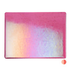 Light Pink Striker Transparent, Thin-rolled, Iridescent, rainbow, 2 mm, Fusible