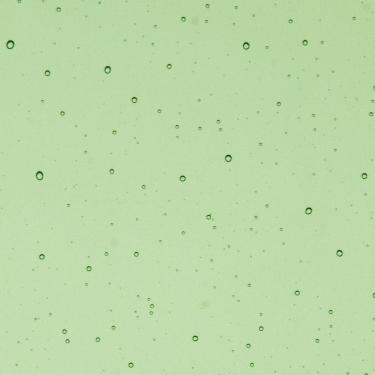 Leaf Green Transparent, Double-rolled, 3 mm, Color Sample, 2x2 in.
