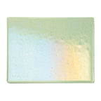 Leaf Green Transparent, Double-rolled, Iridescent, rainbow, 3 mm, Fusible