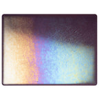 Amethyst Transparent, Double-rolled, Iridescent, rainbow, 3 mm, Fusible