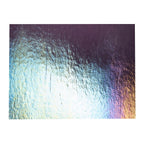 Amethyst Transparent, Double-rolled, Iridescent, rainbow, 3 mm, Fusible