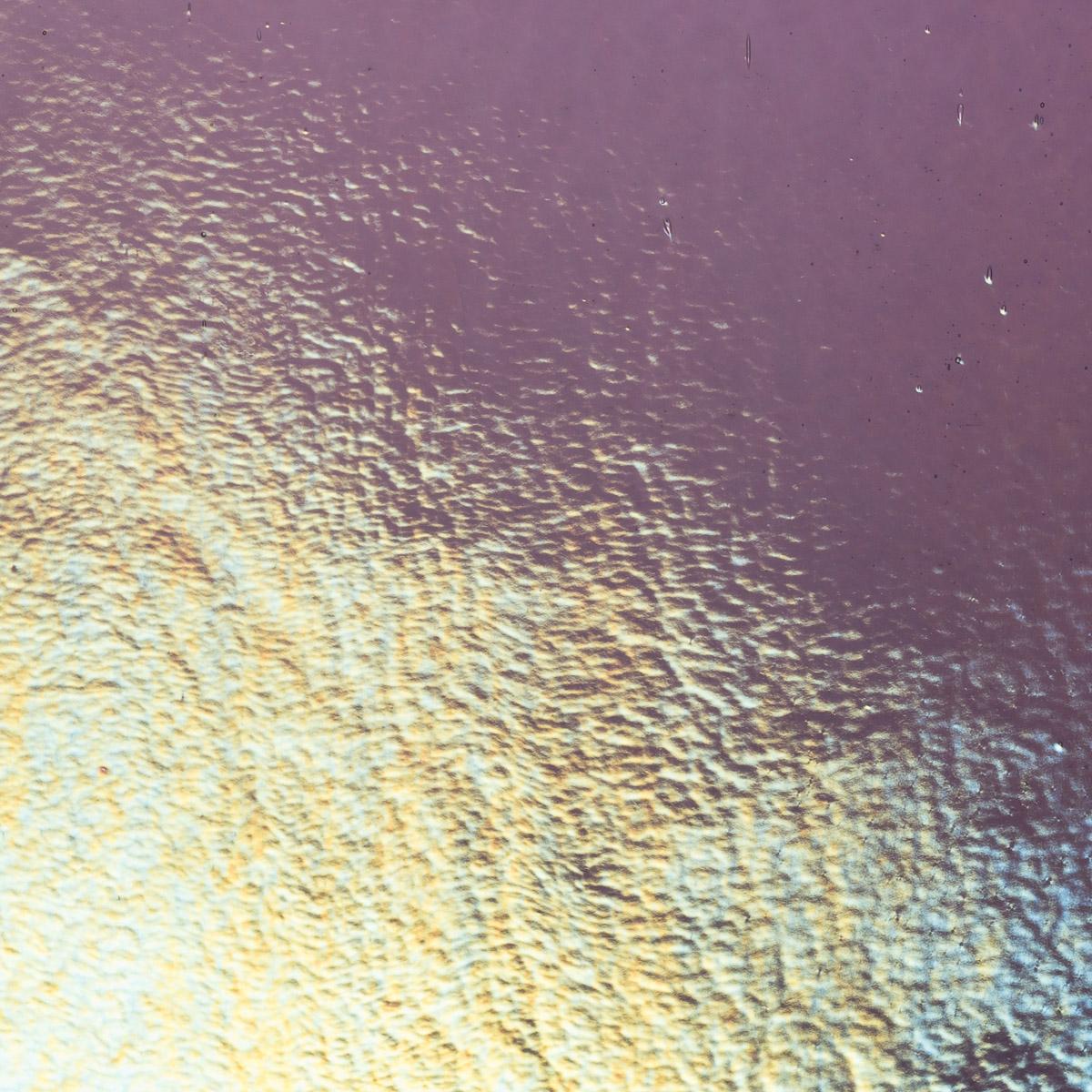 Amethyst Transparent, Thin-rolled, Iridescent, rainbow, 2 mm, Color Sample, 2x2 in.