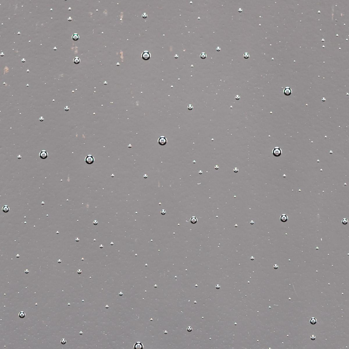 Pewter Transparent, Double-rolled, 3 mm, Color Sample, 2x2 in.