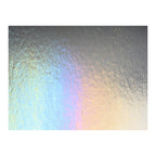 Pewter Transparent, Double-rolled, Iridescent, rainbow, 3 mm, Fusible