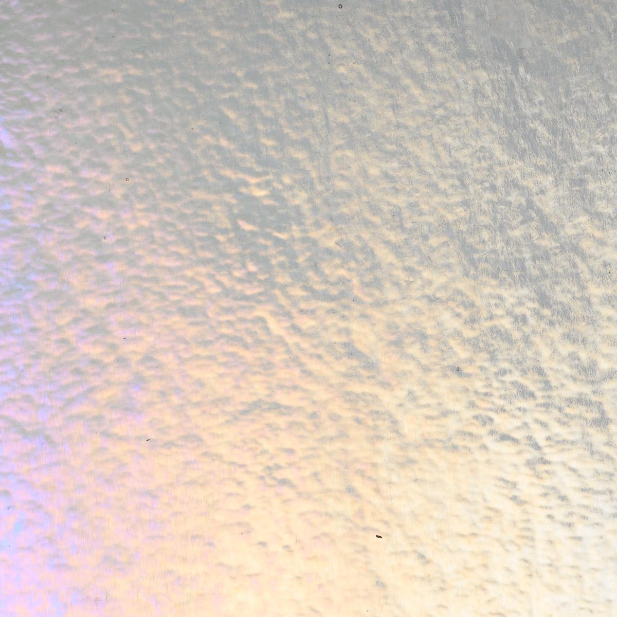 Pewter Transparent, Thin-rolled, Iridescent, rainbow, 2 mm, Color Sample, 2x2 in.