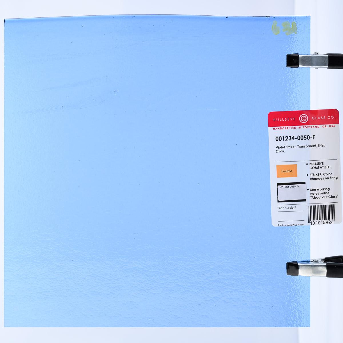 Violet Striker Transparent, Thin-rolled, 2 mm, Fusible