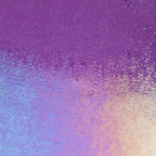 Violet Striker Transparent, Thin-rolled, Iridescent, rainbow, 2 mm, Fusible