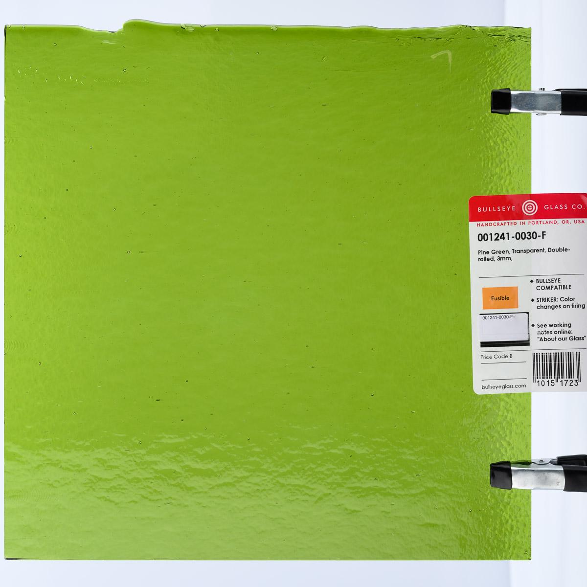 Pine Green Transparent, Double-rolled, 3 mm, Fusible