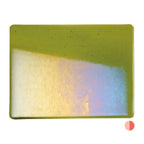 Pine Green Transparent, Double-rolled, Iridescent, rainbow, 3 mm, Fusible