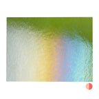 Pine Green Transparent, Double-rolled, Iridescent, rainbow, 3 mm, Fusible