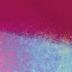 Cranberry Pink Transparent, Double-rolled, Iridescent, rainbow, 3 mm, Fusible