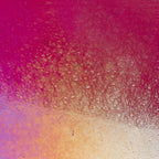Cranberry Pink Transparent, Thin-rolled, Iridescent, rainbow, 2 mm, Fusible