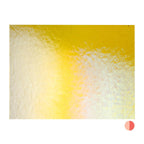 Marigold Yellow Transparent, Double-rolled, Iridescent, rainbow, 3 mm, Fusible