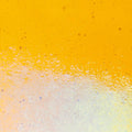 Marigold Yellow Transparent, Thin-rolled, Iridescent, rainbow, 2 mm, Color Sample, 2x2 in.