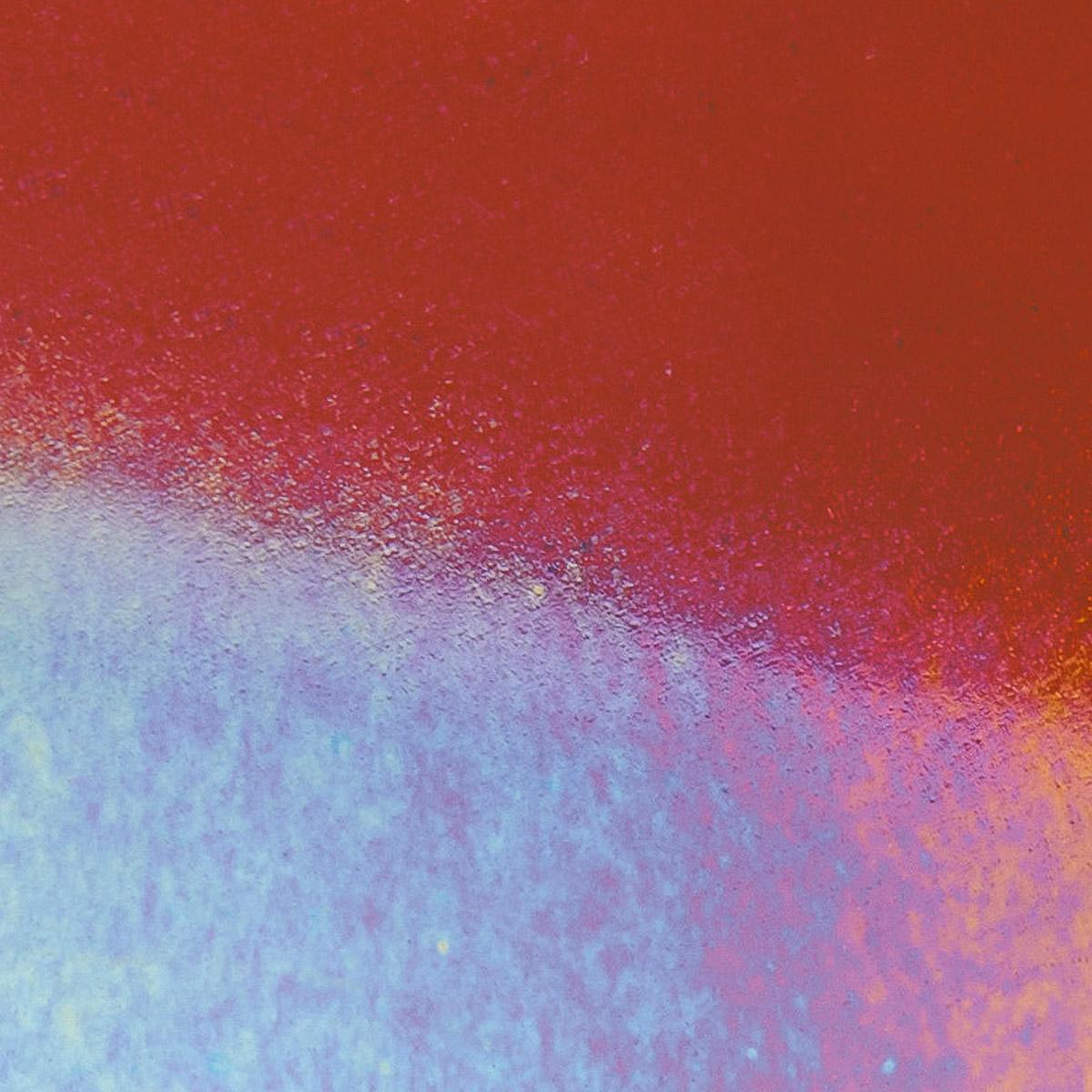 Carnelian Transparent, Double-rolled, Iridescent, rainbow, 3 mm, Fusible