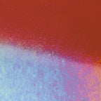 Carnelian Transparent, Double-rolled, Iridescent, rainbow, 3 mm, Color Sample, 2x2 in.