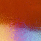 Carnelian Transparent, Thin-rolled, Iridescent, rainbow, 2 mm, Fusible