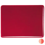 Garnet Red Transparent, Double-rolled, 3 mm, Fusible