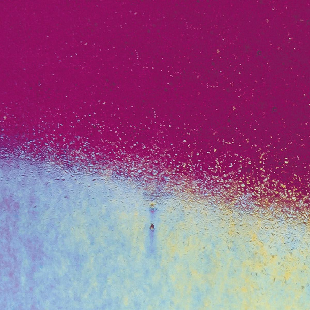 Fuchsia Transparent, Double-rolled, Iridescent, rainbow, 3 mm, Fusible