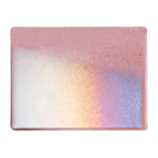Light Plum Transparent, Double-rolled, Iridescent, rainbow, 3 mm, Fusible