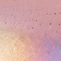 Light Plum Transparent, Double-rolled, Iridescent, rainbow, 3 mm, Color Sample, 2 x 2 in.