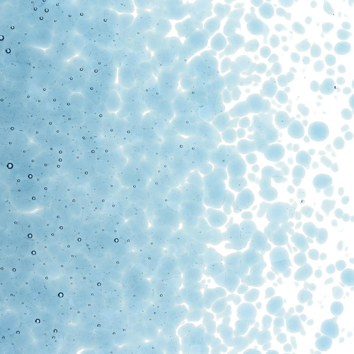 Steel Blue Transparent, Medium Frit, Fusible