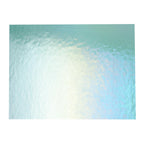 Light Aquamarine Blue Transparent, Double-rolled, Iridescent, rainbow, 3 mm, Fusible