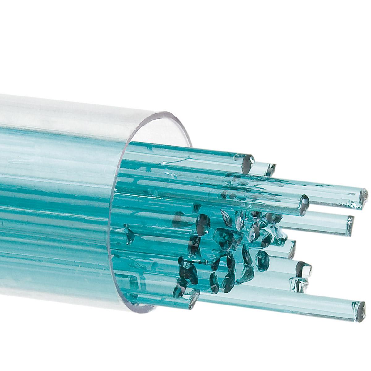 Light Aquamarine Blue Transparent, Stringer, 2mm, Fusible