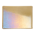 Light Bronze Transparent, Double-rolled, Iridescent, rainbow, 3 mm, Fusible