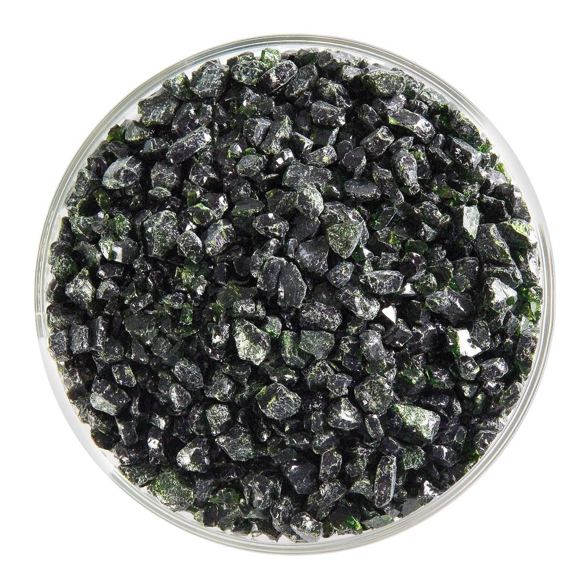 Light Aventurine Green Transparent, Coarse Frit, Fusible