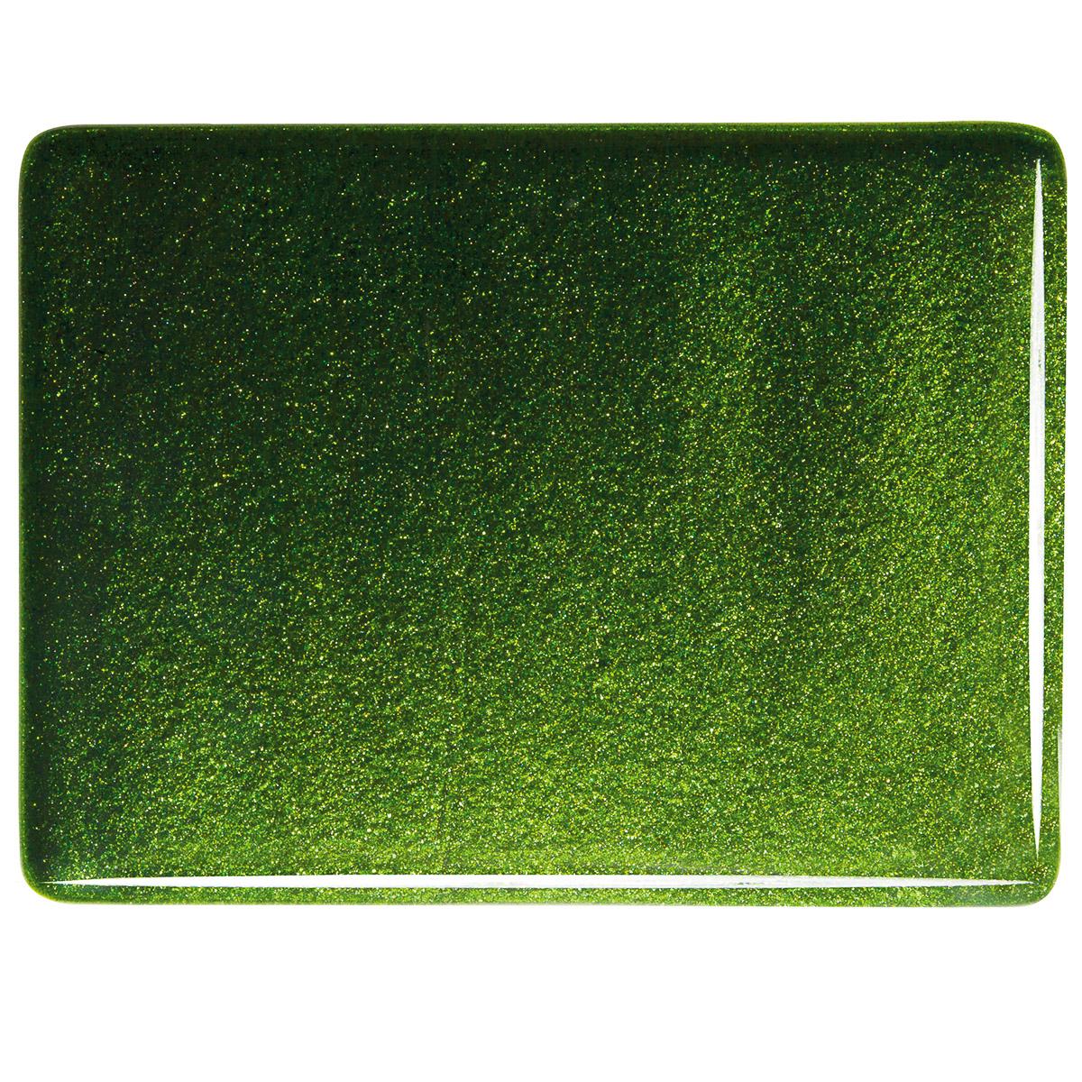 Light Aventurine Green Transparent, Double-rolled, 3 mm, Fusible