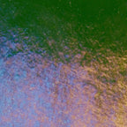 Light Aventurine Green Transparent, Double-rolled, Iridescent, rainbow, 3 mm, Fusible