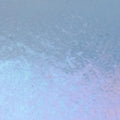 Light Sky Blue Transparent, Double-rolled, Iridescent, rainbow, 3 mm, Color Sample, 2 x 2 in.