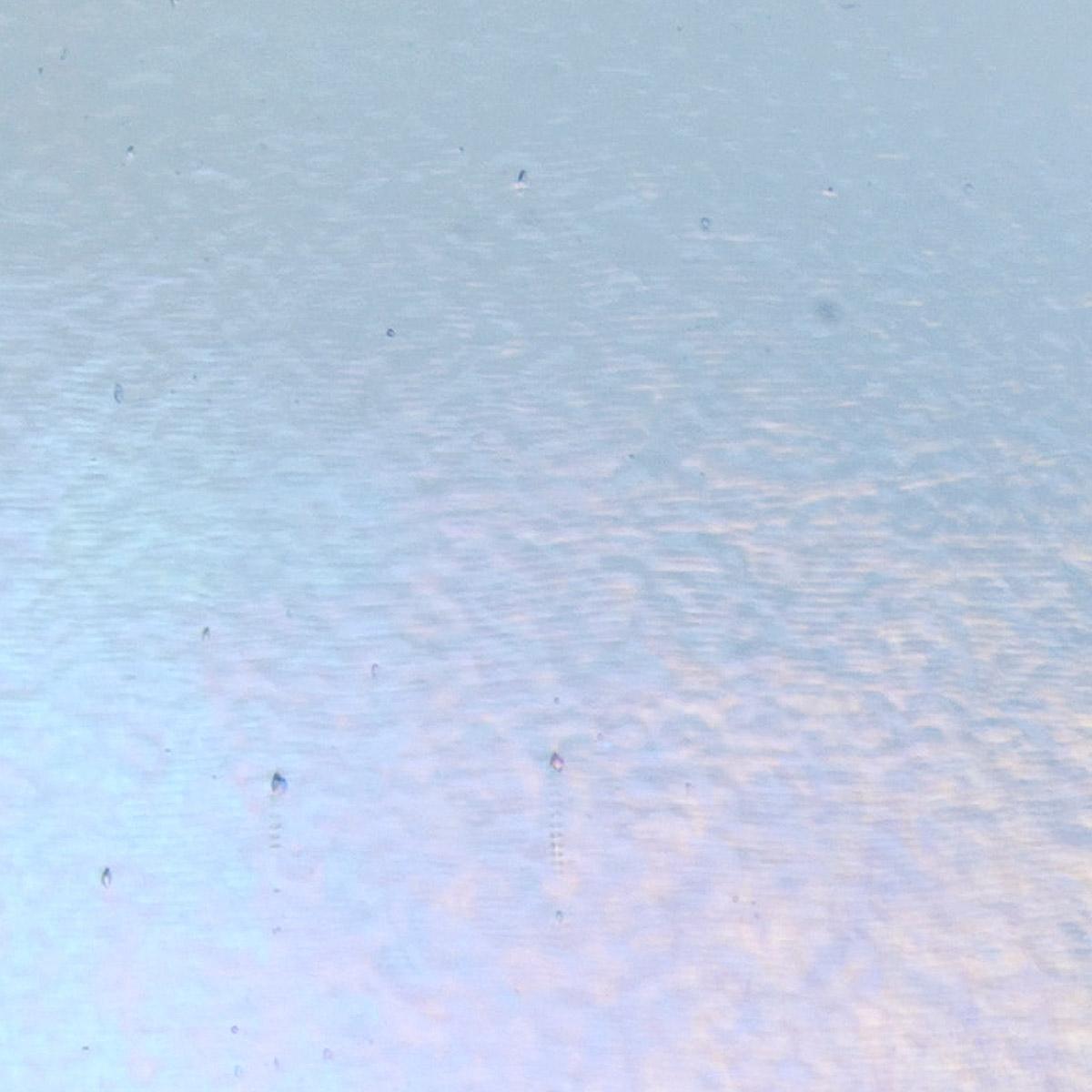 Light Sky Blue Transparent, Thin-rolled, Iridescent, rainbow, 2 mm, Fusible