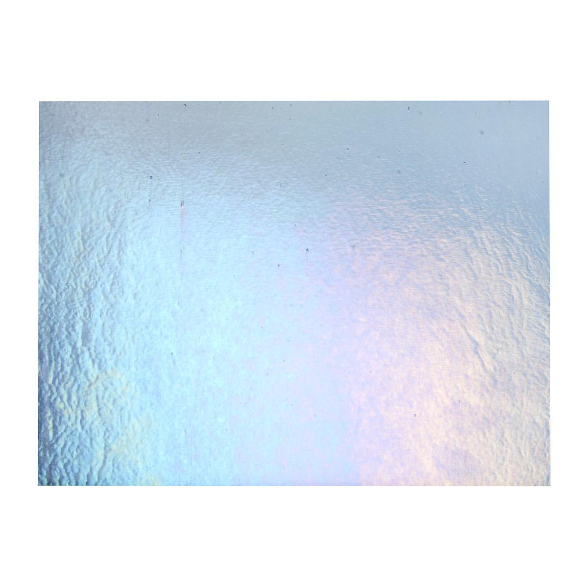 Light Sky Blue Transparent, Thin-rolled, Iridescent, rainbow, 2 mm, Fusible