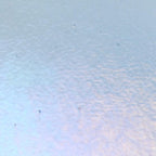 Light Sky Blue Transparent, Thin-rolled, Iridescent, rainbow, 2 mm, Color Sample, 2 x 2 in.