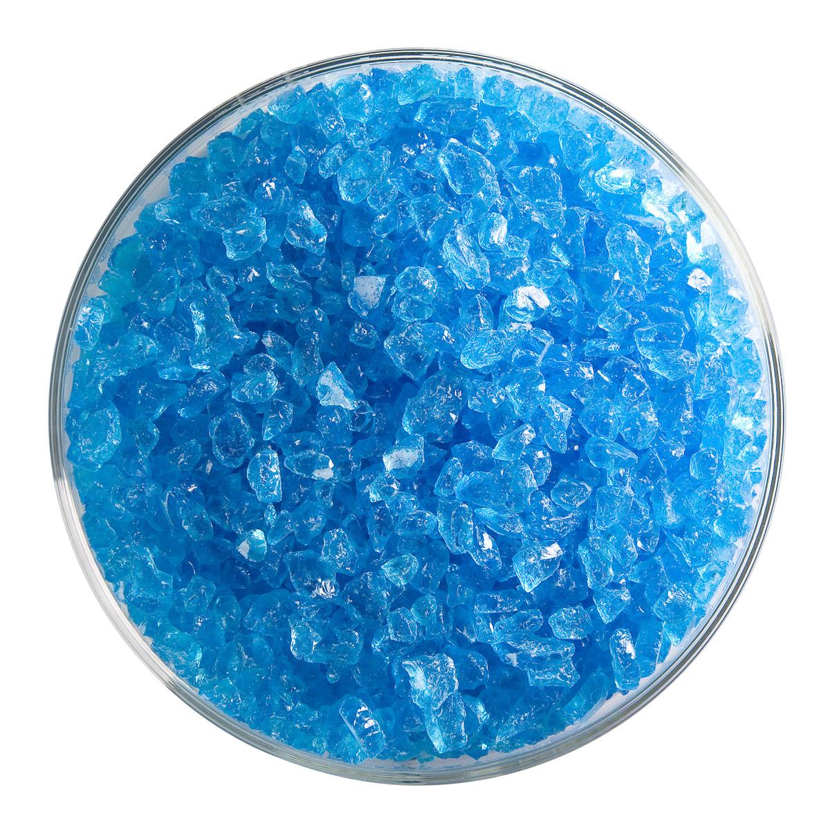 Light Turquoise Blue Transparent, Coarse Frit, Fusible