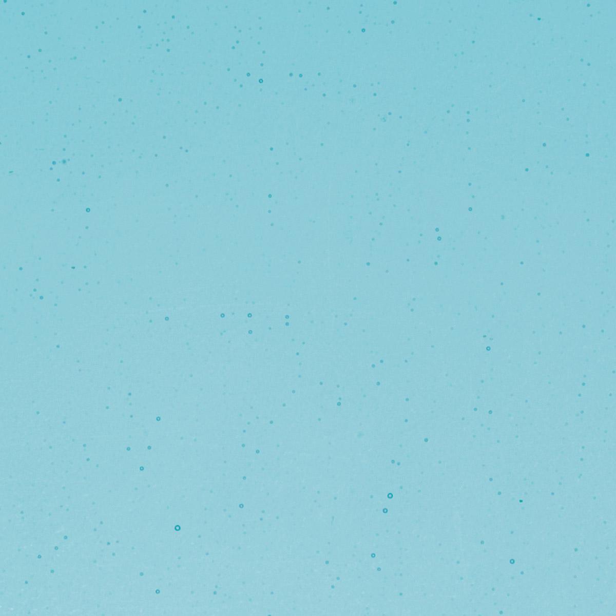 Light Turquoise Blue Transparent, Double-rolled, 3 mm, Color Sample, 2 x 2 in.