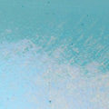 Light Turquoise Blue Transparent, Double-rolled, Iridescent, rainbow, 3 mm, Color Sample, 2 x 2 in.