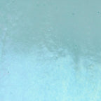 Light Turquoise Blue Transparent, Thin-rolled, Iridescent, rainbow, 2 mm, Color Sample, 2 x 2 in.
