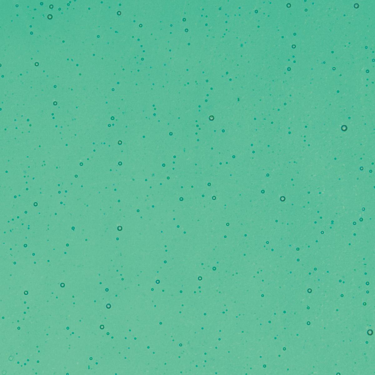 Emerald Green Transparent, Double-rolled, 3 mm, Color Sample, 2 x 2 in.