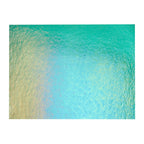 Emerald Green Transparent, Double-rolled, Iridescent, rainbow, 3 mm, Fusible