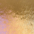 Tan Transparent, Double-rolled, Iridescent, rainbow, 3 mm, Color Sample, 2 x 2 in.